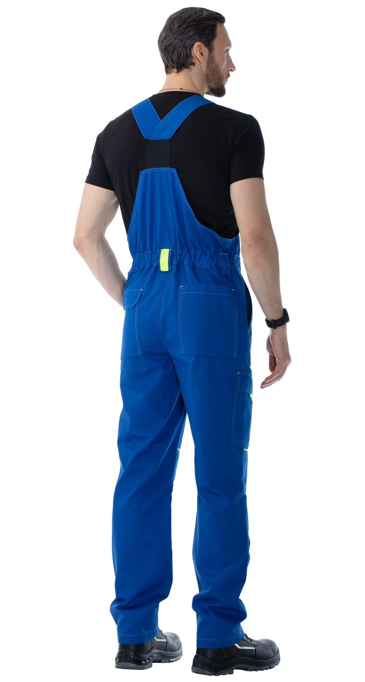 Полукомбинезон мужской рабочий "Подряд" цв. васильковый цена